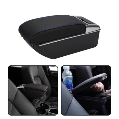 Imagem de Console Apoio De Braço Universal Veicular Entrada Usb Azul