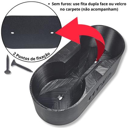 Imagem de Console automotivo central universal porta copos duplo com porta objetos para carro