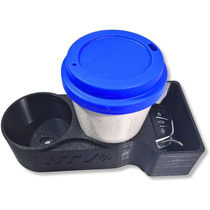 Imagem de Console central gm celta prisma com compartimento para 2 copos e porta objetos chevrolet universal