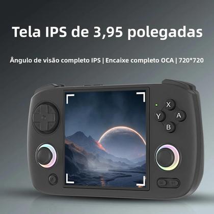 Imagem de Console De Jogo Portátil Retrô ANBERNIC RG CubeXX Com Tela IPS De 395, WiFi, Bluetooth, Linux De 64