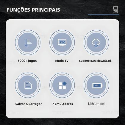 Imagem de Console De Jogo Portátil Retro GB300 De 3.0 Polegadas Com 6000 Jogos Integrados E Saída AV