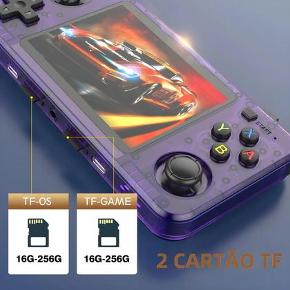 Imagem de Console De Jogo Retro Portátil Com Tela IPS De 3.5' Bateria De 3000 mAh 15000 Jogos Integrados