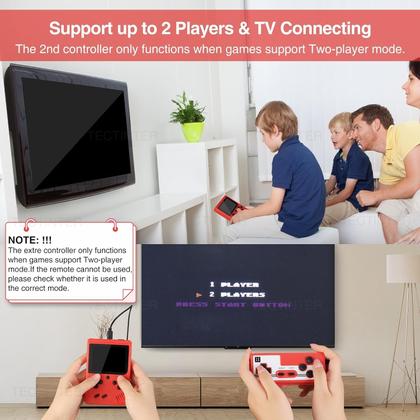 Imagem de Console de jogos portátil KAML LCD embutido de mais de 400 jogos de 2,4 polegadas