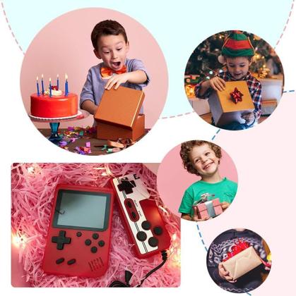 Imagem de Console de jogos portátil KAML LCD embutido de mais de 400 jogos de 2,4 polegadas