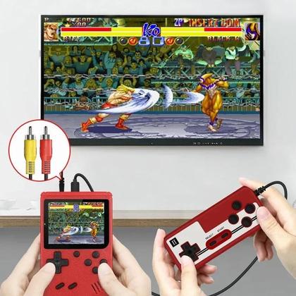 Imagem de Console de Jogos Portátil Retrô com 400 Jogos FC - Tela LCD de 2,4 Polegadas