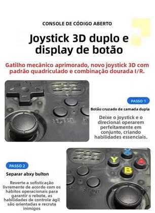 Imagem de Console De Jogos Portátil Retro Nostálgico 3D R36S, Player De Sistema Duplo De Código Aberto