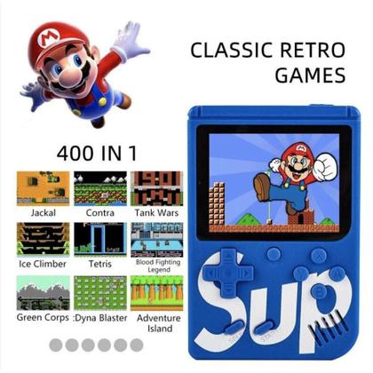 Imagem de Console de jogos portátil Sup Retro Mini 400 Games com controle remoto