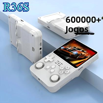 Imagem de Console De Videogame Portátil 256G R36S Com Sistema Linux, Tela IPS De 3.5 Polegadas, 64G 128G,
