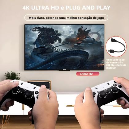 Imagem de Console De Videogame Portátil Sem Fio 4K HD GD10 pro Com Mais De 20.000 Jogos E Controle Para TV