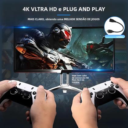 Imagem de Console De Videogame Portátil Sem Fio 4K HD GD10 pro Com Mais De 20.000 Jogos E Controle Para TV