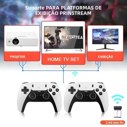 Imagem de Console De Videogame Portátil Sem Fio 4K HD GD10 pro Com Mais De 20.000 Jogos E Controle Para TV