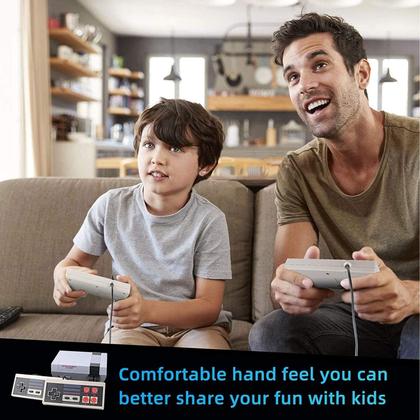 Imagem de Console de videogame TLCRETE Classic Retro com 620 jogos +2 Ctrl