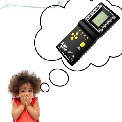 Imagem de Console Mini Game Antigo Retro Tetris 9999 Jogos Corrida 