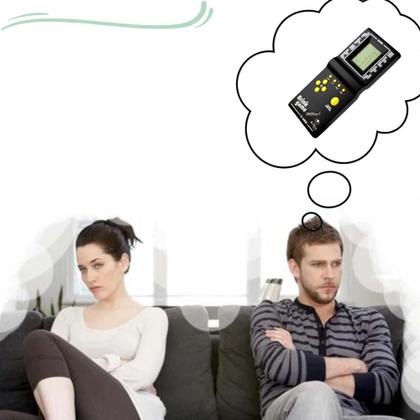 Imagem de Console Mini Game Antigo Retro Tetris 9999 Jogos Corrida 