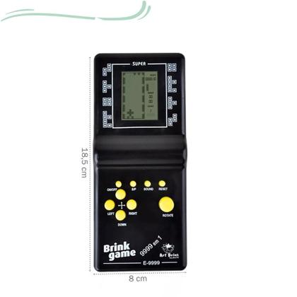 Imagem de Console Mini Game Antigo Retro Tetris 9999 Jogos Corrida 