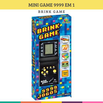 Imagem de Console Mini Game Brink Jogos Clássico Portátil 9999 em 1