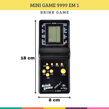 Imagem de Console Mini Game Brink Jogos Clássico Portátil 9999 em 1