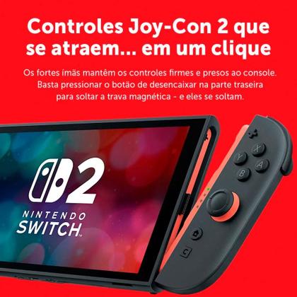 Console Nintendo Switch 2 256gb Edição Mario Kart World - Outros