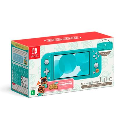 Nintendo Switch 美品 Console Nintendo Switch Lite 32GB Edição Limitrada Animal Crossing