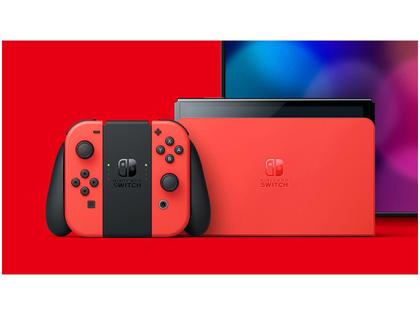 Console Nintendo Switch Oled 64GB 1X Joy-Con Edição Especial Mario