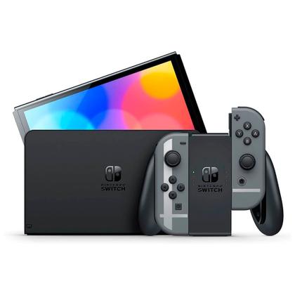 Console Nintendo Switch Oled 64GB Cinza Edição Especial Jogo Super