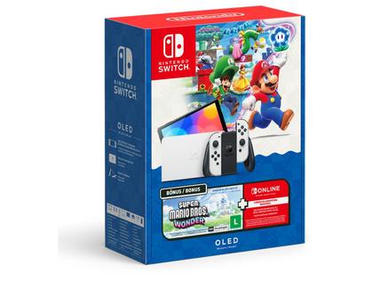 Imagem de Console Nintendo Switch Oled 64gb Edição Super Mario Bros Wonder 3 Meses Assinatura Online Nintendo