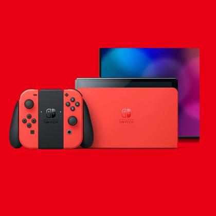 Console Nintendo Switch Oled Red Mario Edição Especial - 119920