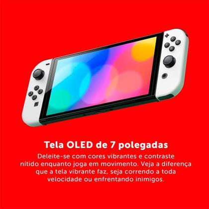 Imagem de Console Nintendo Switch OLED + Super Mario Bros Wonder + 12 meses do Nintendo Switch Online