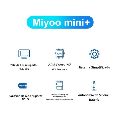 Imagem de Console Portátil Retrô Miyoo Mini Plus - Tela IPS, Sistema Linux e Jogos Clássicos