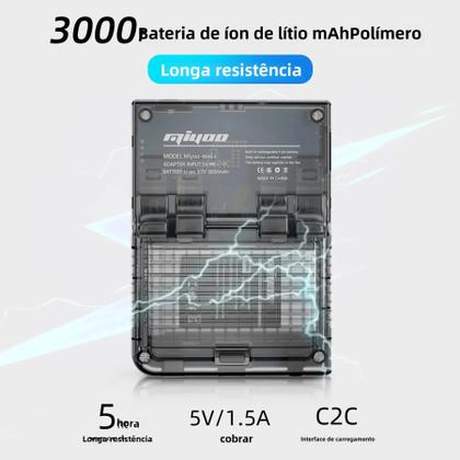Imagem de Console Portátil Retrô Miyoo Mini Plus - Tela IPS, Sistema Linux e Jogos Clássicos