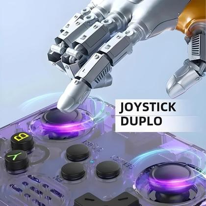 Imagem de Console Portátil Retrô R36S - 64GB, Sistema Linux, Tela IPS