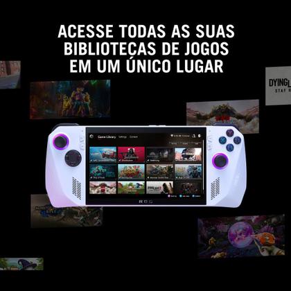 Console Portátil ROG Ally AMD Z1 Extreme 512 Gb Ssd 16 Gb Ram Tela