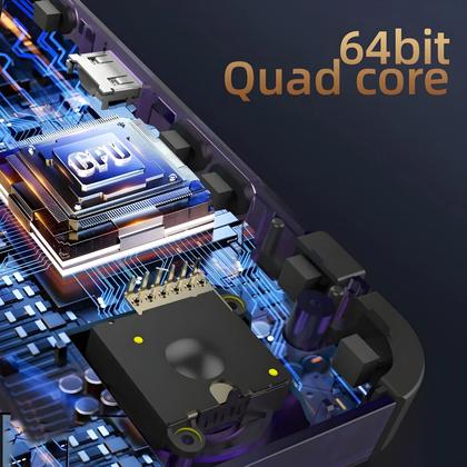 Imagem de Console Retro Portátil R36H Sistema Linux Open-Source Tela IPS De 3,5 Polegadas Reprodutor De Vídeo