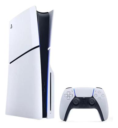 Imagem de Console Sony PS5 Slim Branco 1TB com Controle original