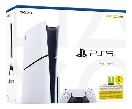 Imagem de Console Sony PS5 Slim Branco 1TB com Controle original