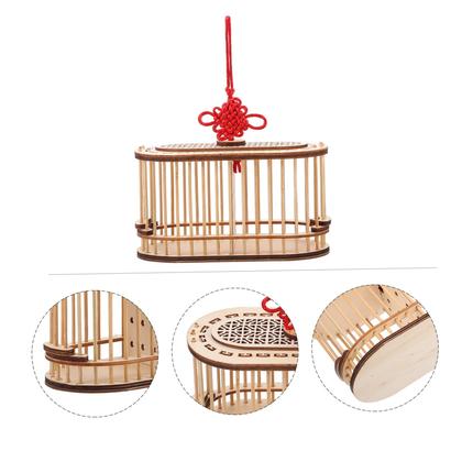 Imagem de Construção em madeira Cricket Cage Beavorty portátil para crianças