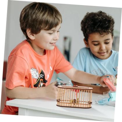 Imagem de Construção em madeira Cricket Cage Beavorty portátil para crianças