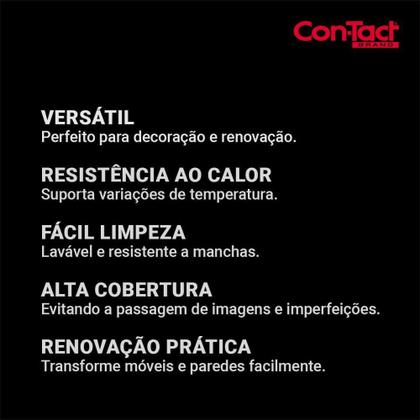 Imagem de Contact Liso 45CM X 10M Brilho Preto