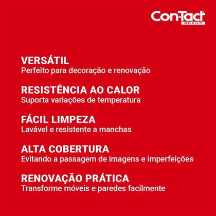 Imagem de Contact Liso 45CMX10M Brilho Vermelho