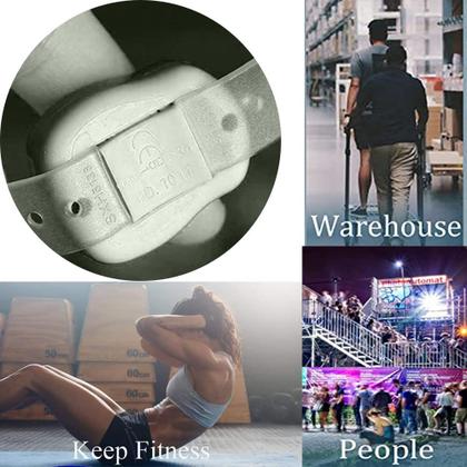 Imagem de Contador de dedos eletrônico TESEAS Mini LCD de 5 dígitos, pacote com 5