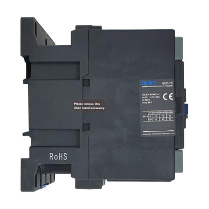 Imagem de Contator  230V 1NA+1NF 75A 50/60Hz  NXC-75  Chint