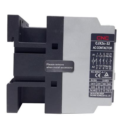 Imagem de Contator Ac cjx2s-32 cnc 220v 3p Iec/en60947-4