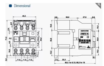 Imagem de Contator cst 01810 220 vca 18a soprano tripolar altamente seguro