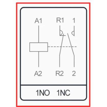 Imagem de Contator Modular 25A 1 Polo NA 1 Polo NF TOMZN TOCT1-25 110V