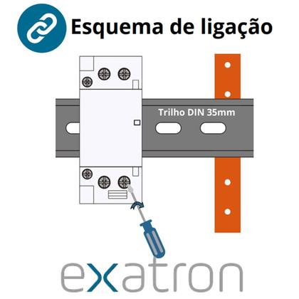 Imagem de Contator Modular Bipolar 40a 2na 2 Polos 220v Contatora