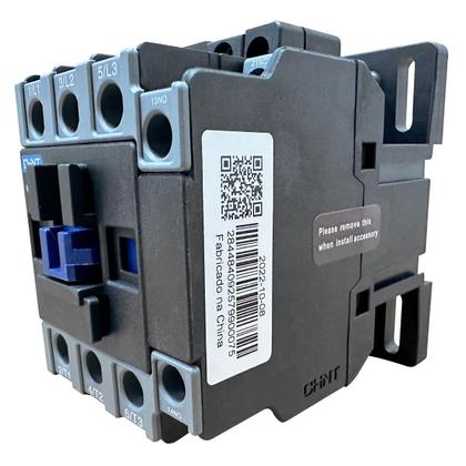 Imagem de Contator Tripolar 32A Chint NXC-32 24VAC 1NA+1NF 50/60Hz