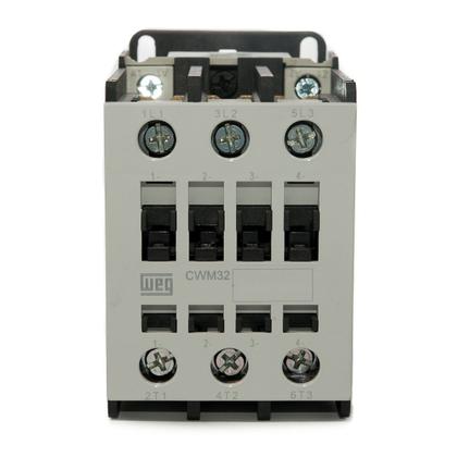 Imagem de Contator Tripolar CWM32-00-30V26 32A 220VCA Weg