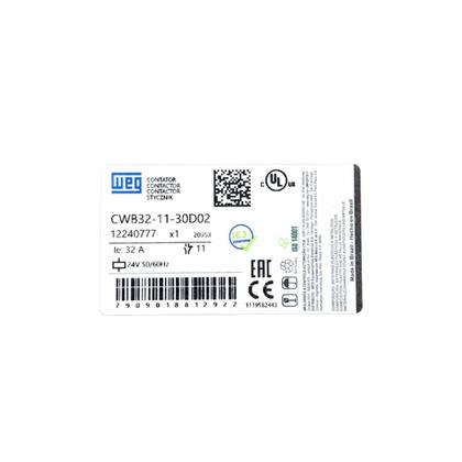 Imagem de Contator Tripolar WEG CWB32 32A 1NA + 1NF 24V, 110V ou 220V