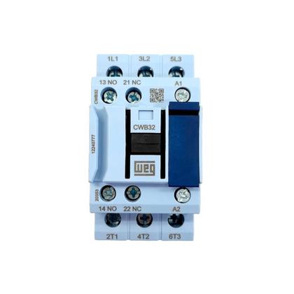 Imagem de Contator Tripolar WEG CWB32 32A 1NA + 1NF 24V, 110V ou 220V