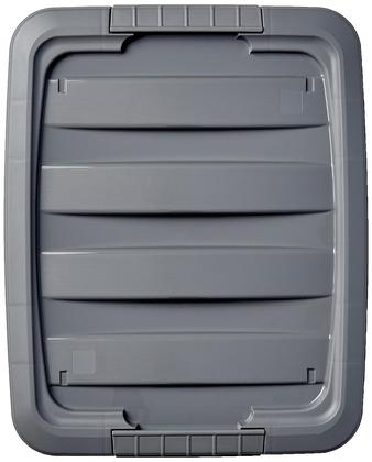 Imagem de Contêineres de armazenamento Amazon Basics, pacote de 19 litros com 6